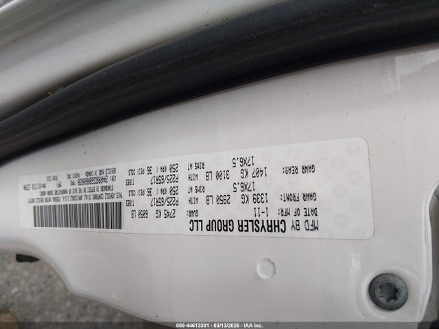 Продаж на аукціоні авто 2011 Chrysler Town & Country Limited, vin: 2A4RR6DG6BR609698, номер лоту: 44613301