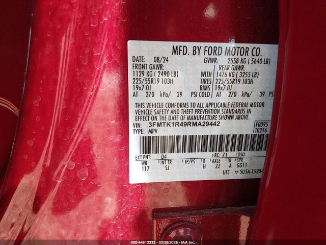 2024 FORD MUSTANG MACH-E 3FMTK1R49RMA29442 Photo 8