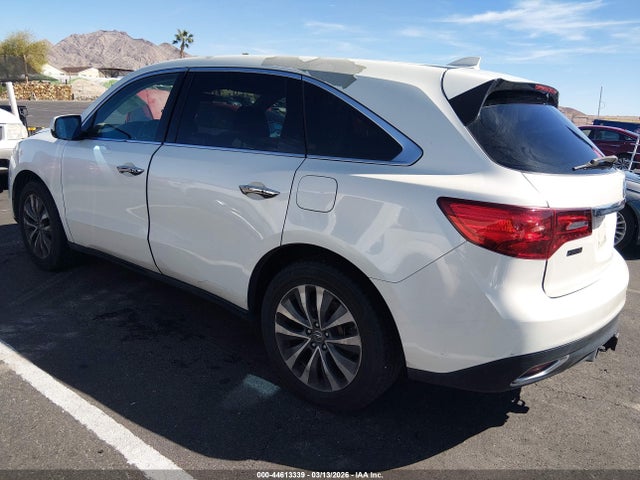 Продаж на аукціоні авто 2016 Acura Mdx Technology   Acurawatch Plus Packages/technology Package, vin: 5FRYD4H47GB014493, номер лоту: 44613339