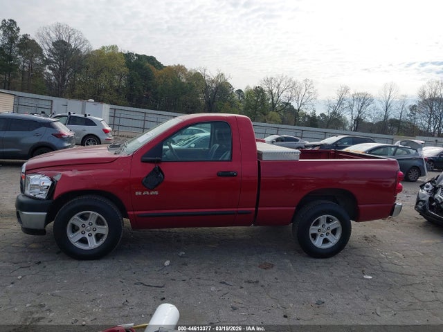 2008 Dodge Ram 1500 St/sxt მანქანა იყიდება აუქციონზე, vin: 1D7HA16K28J214563, აუქციონის ნომერი: 44613377