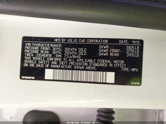 2014 VOLVO XC90 YV4952CY3E1694610 Photo 8