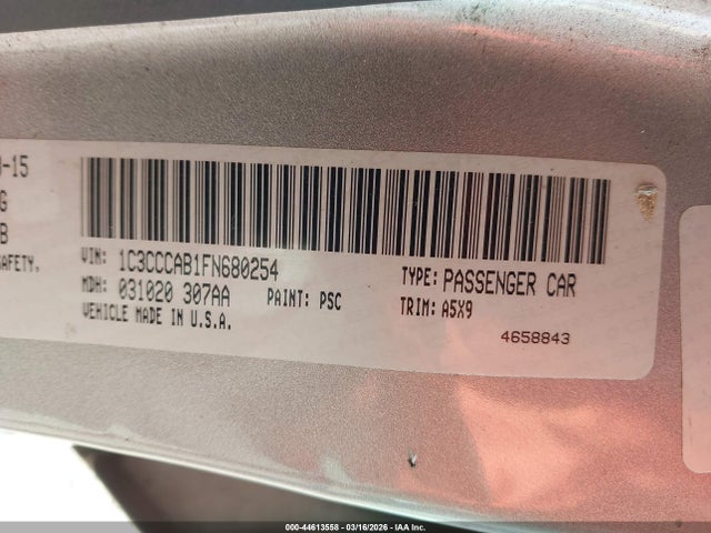 2015 CHRYSLER 200 1C3CCCAB1FN680254 Photo 8