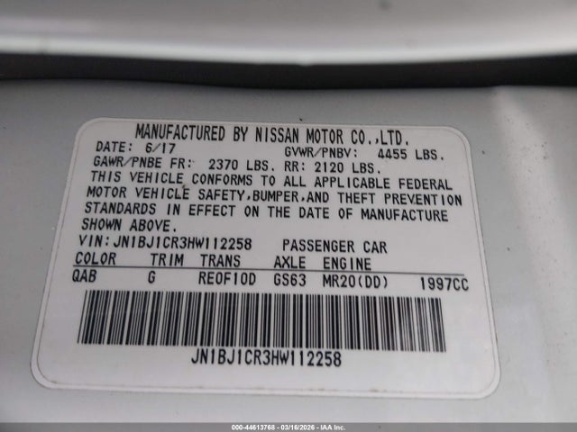 2017 NISSAN ROGUE SPORT JN1BJ1CR3HW112258 Photo 8