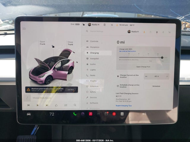 Aukcja sprzedaży 2024 Tesla Model Y Long Range Dual Motor All-wheel Drive, vin: 7SAYGDEE6RA326216, numer aukcji: 44613856