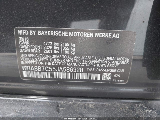 2018 BMW 340I WBA8B7C55JA586328 Photo 8