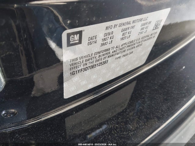 2014 CHEVROLET CORVETTE STINGRAY 1G1YF3D70E5125383 Photo 8