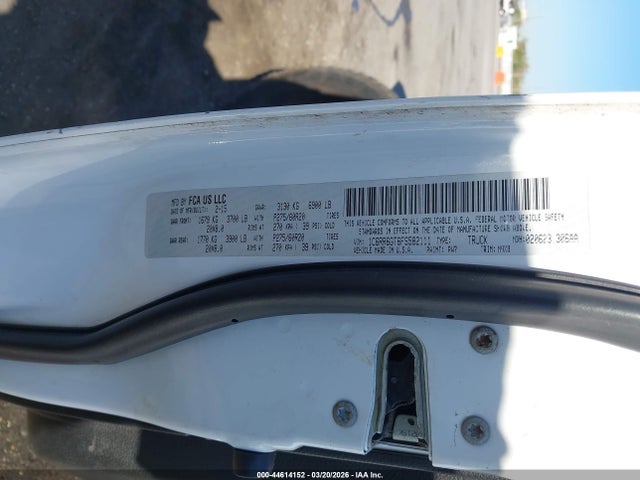 Продажа на аукционе авто 2015 Ram 1500 Lone Star, vin: 1C6RR6GT6FS582111, номер лота: 44614152