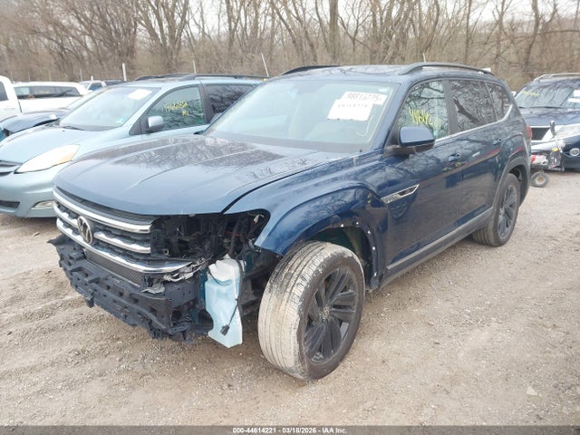 44614221 :رقم المزاد ، 1V2NR2CA1MC562343 vin ، 2021 Volkswagen Atlas 3.6l V6 Se W/technology R-line مزاد بيع