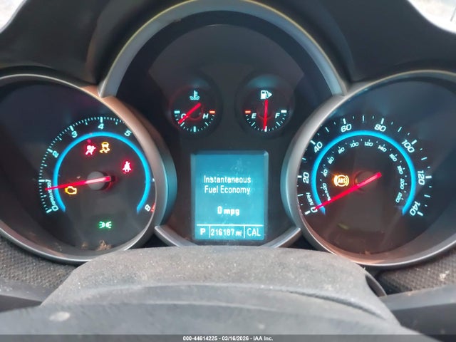 Продаж на аукціоні авто 2012 Chevrolet Cruze 1lt, vin: 1G1PF5SC2C7288500, номер лоту: 44614225