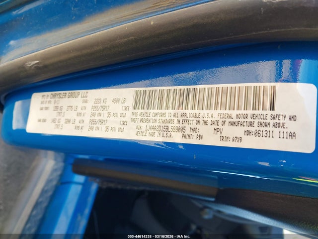 Aukcja sprzedaży 2011 Jeep Wrangler Sport, vin: 1J4AA2D15BL599005, numer aukcji: 44614338