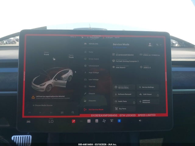 Aukcja sprzedaży 2021 Tesla Model 3 Standard Range Plus Rear-wheel Drive, vin: 5YJ3E1EAXMF068450, numer aukcji: 44614484