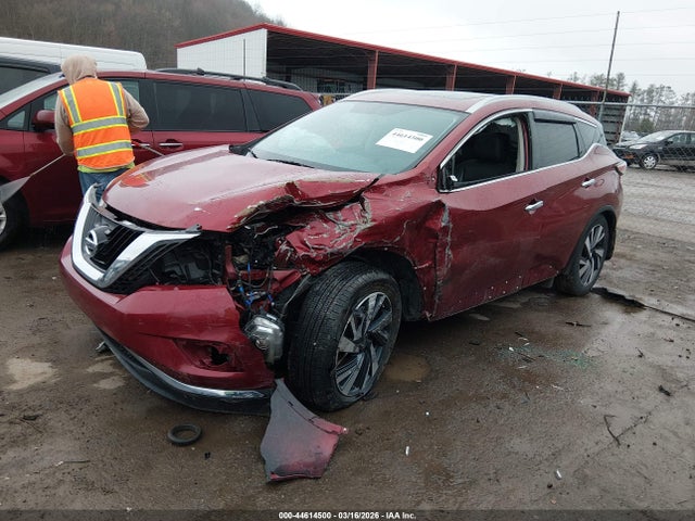 2016 Nissan Murano Platinum მანქანა იყიდება აუქციონზე, vin: 5N1AZ2MH3GN127405, აუქციონის ნომერი: 44614500
