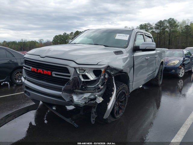 44614630 :رقم المزاد ، 1C6SRFFT5KN592382 vin ، 2019 Ram 1500 Big Horn/lone Star  4x4 5'7 Box مزاد بيع