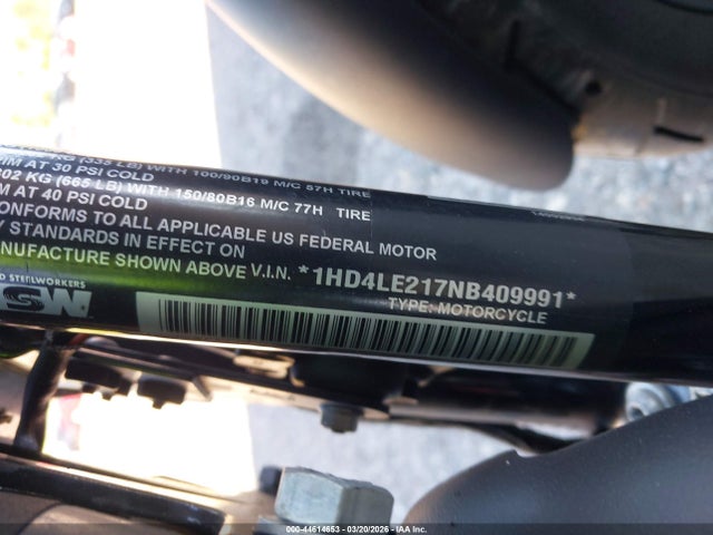 2022 HARLEY-DAVIDSON XL883 1HD4LE217NB409991 Photo 9