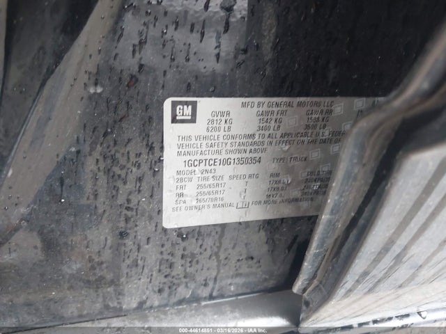 1GCPTCE10G1350354 Chevrolet Colorado Lt