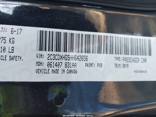 2017 DODGE CHARGER 2C3CDXHG5HH642656 Photo 8