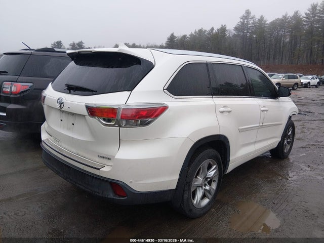Toyota Highlander Limited V6 2014 5TDYKRFH7ES030924 Image 4