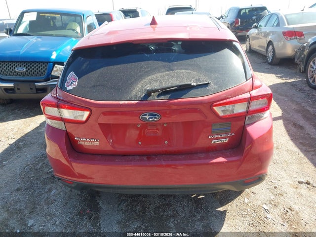 2017 Subaru Impreza 2.0i Sport მანქანა იყიდება აუქციონზე, vin: 4S3GTAK6XH3705511, აუქციონის ნომერი: 44615008