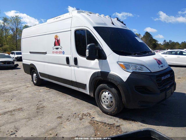 44615448 :رقم المزاد ، 3C6MRVJG6PE508689 vin ، 2023 Ram Promaster 3500 Cargo Van High Roof 159 Wb Ext مزاد بيع