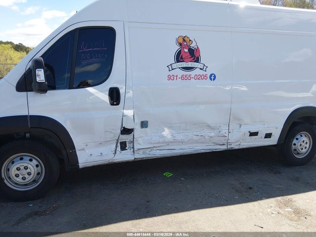 44615448 :رقم المزاد ، 3C6MRVJG6PE508689 vin ، 2023 Ram Promaster 3500 Cargo Van High Roof 159 Wb Ext مزاد بيع