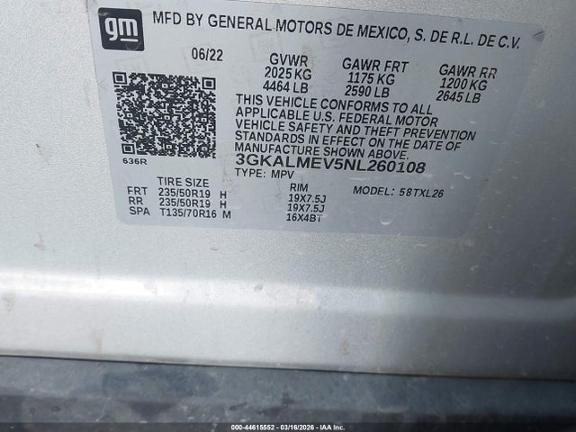 2022 GMC TERRAIN 3GKALMEV5NL260108 Photo 8