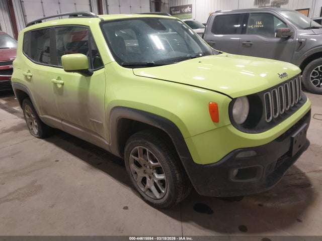 2018 Jeep Renegade Latitude 4x4 მანქანა იყიდება აუქციონზე, vin: ZACCJBBB5JPH45570, აუქციონის ნომერი: 44615594