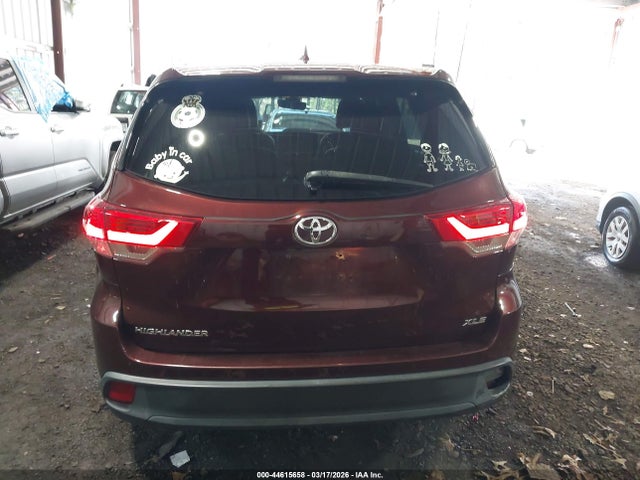Aukcja sprzedaży 2019 Toyota Highlander Xle, vin: 5TDKZRFH9KS332602, numer aukcji: 44615658