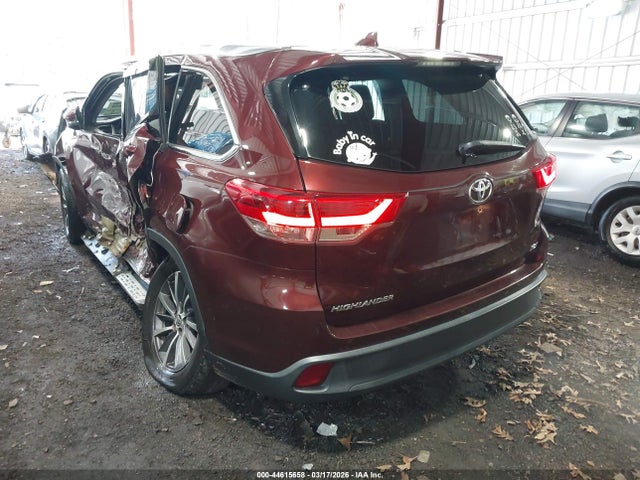 Aukcja sprzedaży 2019 Toyota Highlander Xle, vin: 5TDKZRFH9KS332602, numer aukcji: 44615658