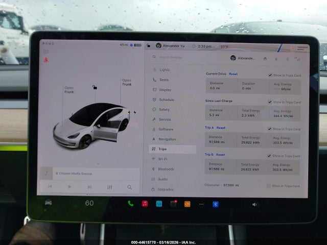 44615770 :رقم المزاد ، 5YJ3E1EB9LF665676 vin ، 2020 Tesla Model 3 Long Range Dual Motor All-wheel Drive مزاد بيع