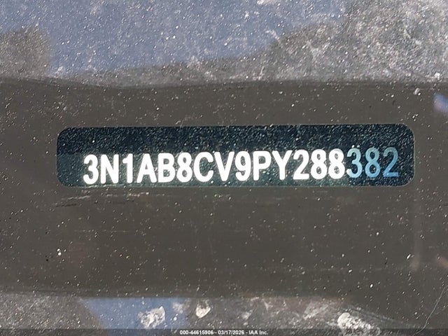 44615906 :رقم المزاد ، 3N1AB8CV9PY288382 vin ، 2023 Nissan Sentra Sv Xtronic Cvt مزاد بيع