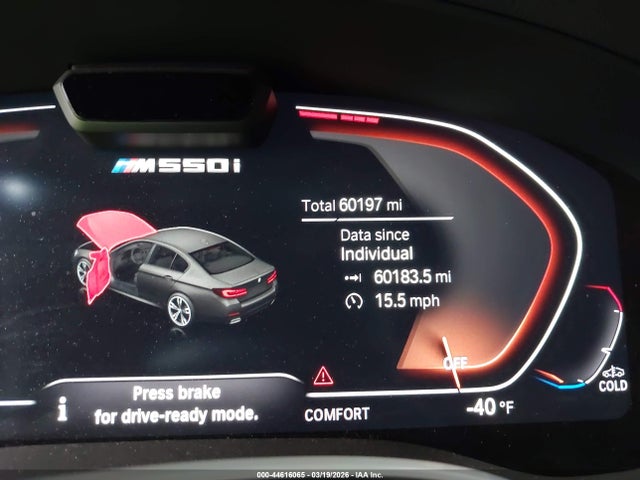 Aukcja sprzedaży 2021 Bmw M550i Xdrive, vin: WBA13BK01MCF31295, numer aukcji: 44616065