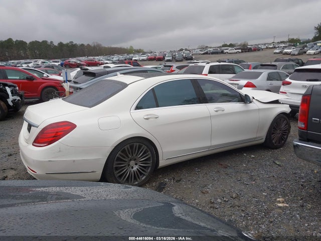 2016 Mercedes-benz S 550 მანქანა იყიდება აუქციონზე, vin: WDDUG8CB5GA276368, აუქციონის ნომერი: 44616094