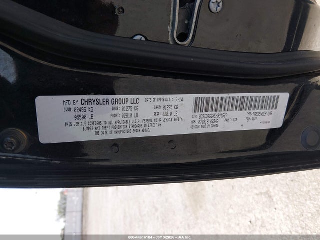 2014 CHRYSLER 300 2C3CCAGGXEH331527 Photo 8