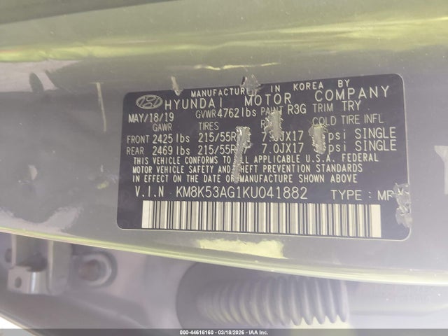 KM8K53AG1KU041882 Hyundai Kona Ev Ultimate
