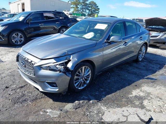 2018 Infiniti Q50 2.0t Luxe მანქანა იყიდება აუქციონზე, vin: JN1CV7AP2JM240022, აუქციონის ნომერი: 44616252
