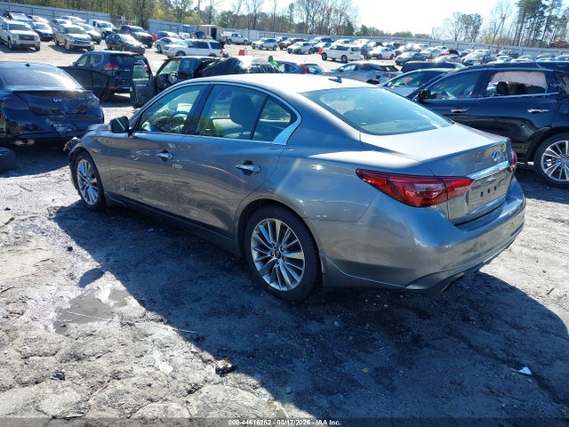 2018 Infiniti Q50 2.0t Luxe მანქანა იყიდება აუქციონზე, vin: JN1CV7AP2JM240022, აუქციონის ნომერი: 44616252