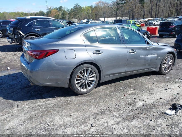 2018 Infiniti Q50 2.0t Luxe მანქანა იყიდება აუქციონზე, vin: JN1CV7AP2JM240022, აუქციონის ნომერი: 44616252