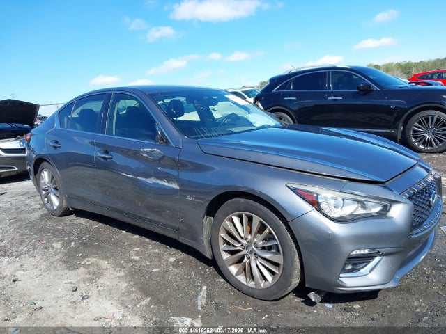 2018 Infiniti Q50 2.0t Luxe მანქანა იყიდება აუქციონზე, vin: JN1CV7AP2JM240022, აუქციონის ნომერი: 44616252