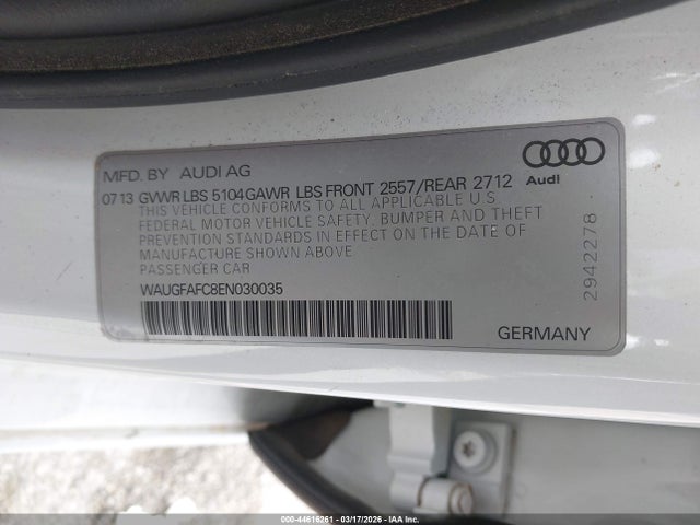 2014 AUDI A6 WAUGFAFC8EN030035 Photo 8