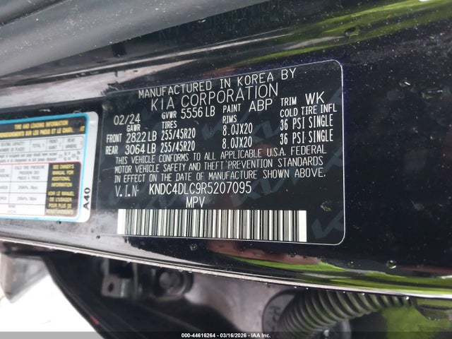 KIA Ev6 Gt-line 2024 KNDC4DLC9R5207095 Image 9