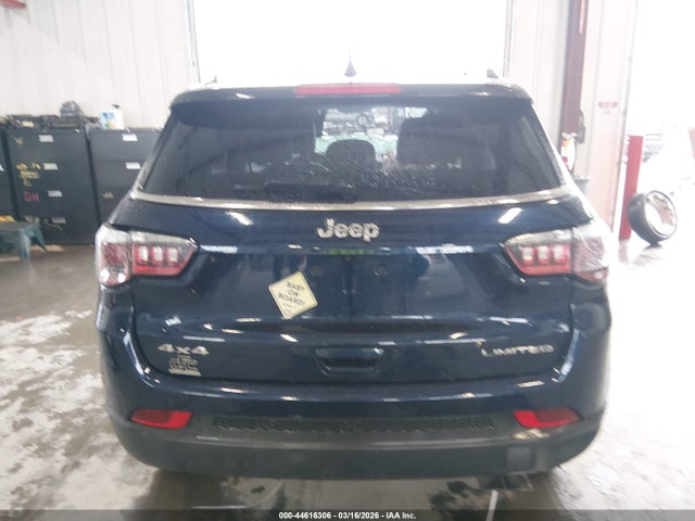 2018 Jeep Compass Limited მანქანა იყიდება აუქციონზე, vin: 3C4NJDCB6JT252380, აუქციონის ნომერი: 44616306