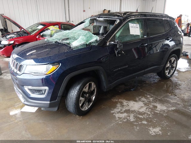 2018 Jeep Compass Limited მანქანა იყიდება აუქციონზე, vin: 3C4NJDCB6JT252380, აუქციონის ნომერი: 44616306