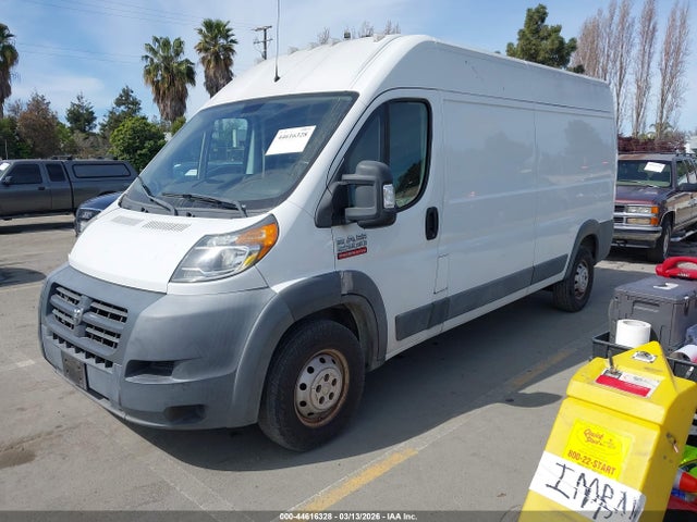 44616328 :رقم المزاد ، 3C6TRVDD2EE126475 vin ، 2014 Ram Promaster 2500 High Roof مزاد بيع