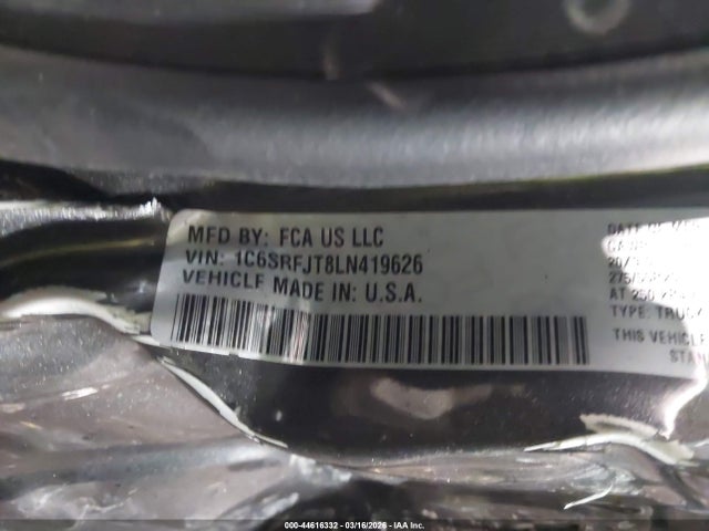 2020 RAM 1500 1C6SRFJT8LN419626 Photo 8
