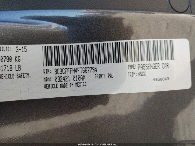 2015 FIAT 500 3C3CFFFH4FT667794 Photo 8