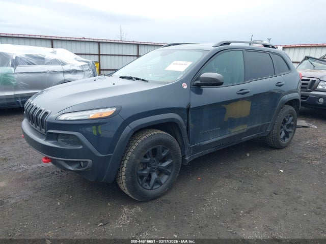 2016 Jeep Cherokee Trailhawk მანქანა იყიდება აუქციონზე, vin: 1C4PJMBS7GW224634, აუქციონის ნომერი: 44616651