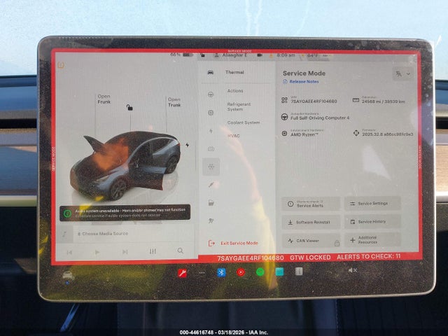 Aukcja sprzedaży 2024 Tesla Model Y Long Range Dual Motor All-wheel Drive, vin: 7SAYGAEE4RF104680, numer aukcji: 44616748