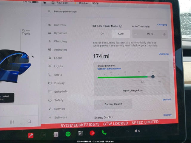 Продаж на аукціоні авто 2019 Tesla Model 3 Long Range/performance, vin: 5YJ3E1EB6KF210573, номер лоту: 44616808