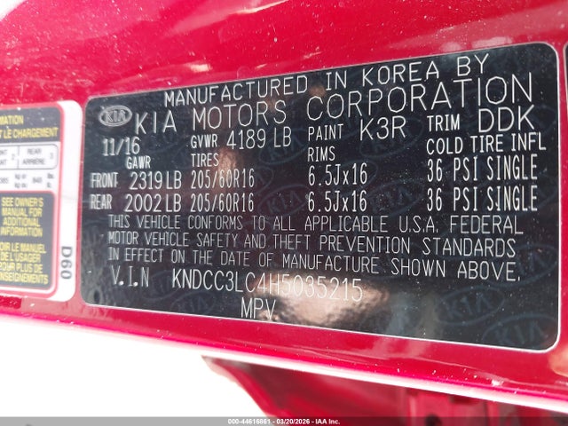 2017 KIA NIRO KNDCC3LC4H5035215 Photo 8