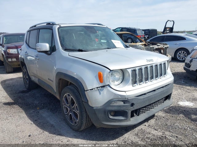 Aukcja sprzedaży 2017 Jeep Renegade Limited 4x4, vin: ZACCJBDB3HPE79151, numer aukcji: 44616874